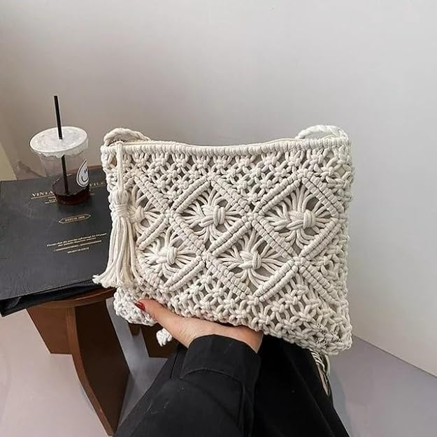 Handmade Macrame Slingbag For Women - Leechoo
